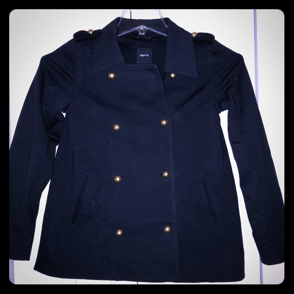 GAPKids Girl’s Navy Ponte Peacoat, Size: L(10)